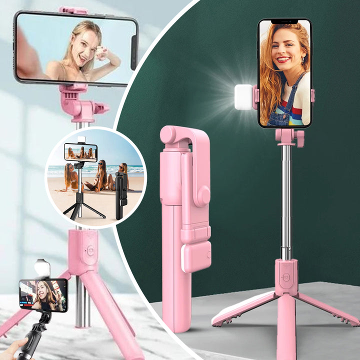 6 In 1 Kabelloser Bluetooth Selfie-Stick - verpasse kein Foto mehr 😍